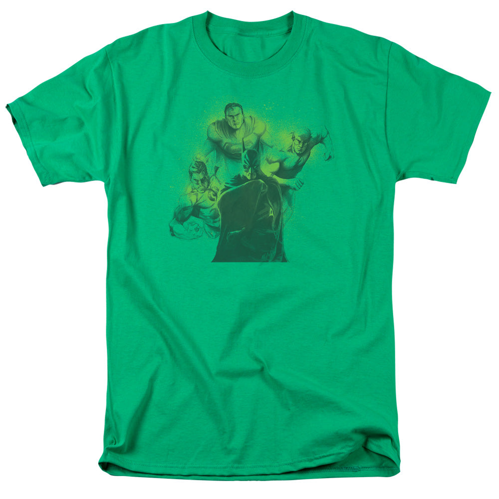 Dco Spray Sketch League Mens T Shirt Kelly Green Officially Licensed