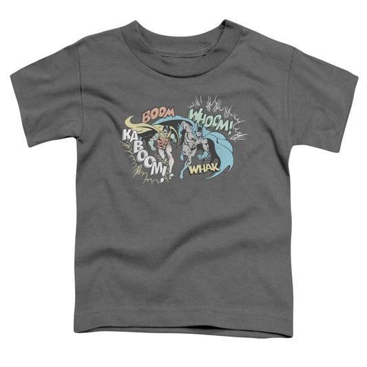 DC Comics Action Duo Toddler Kids Youth T Shirt Charcoal Officially Licensed
