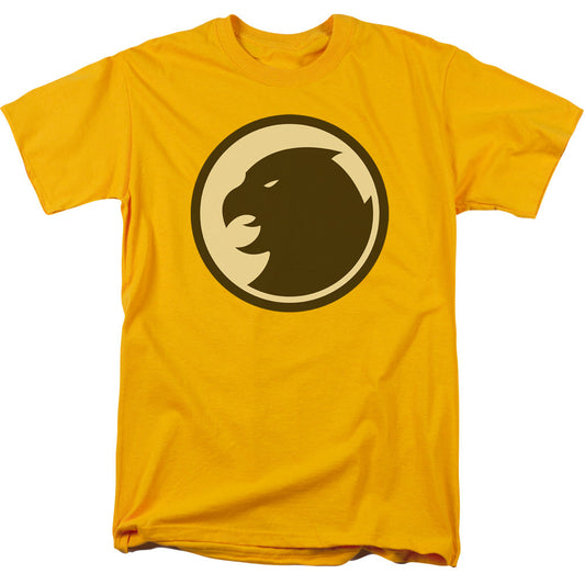 DC Comics Hawkman Symbol Mens T Shirt Gold Officially Licensed