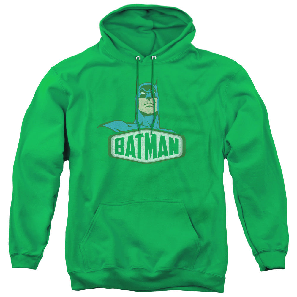 DC Comics Batman Sign Mens Hoodie Kelly Green Officially Licensed