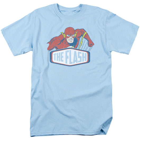 DC Comics Flash Flash Sign Mens T Shirt Light Blue Officially Licensed