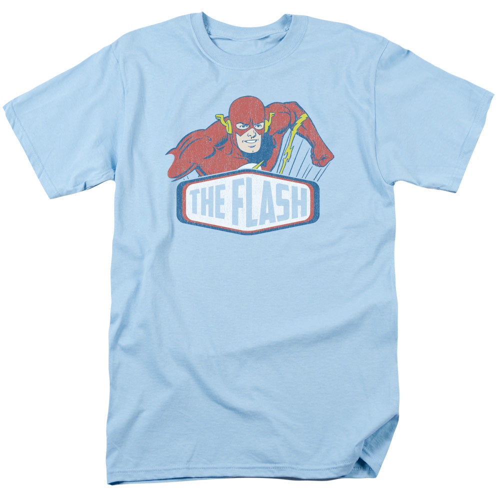 Dc Flash Flash Sign Mens T Shirt Light Blue Officially Licensed