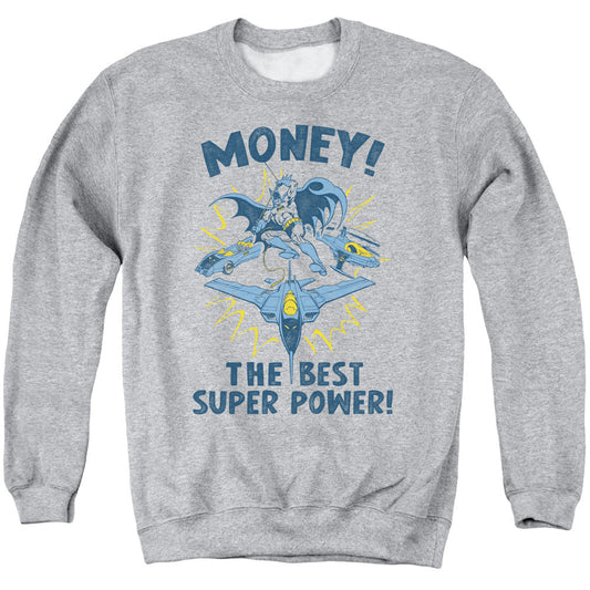 Dc Money Mens Crewneck Sweatshirt Athletic Heather