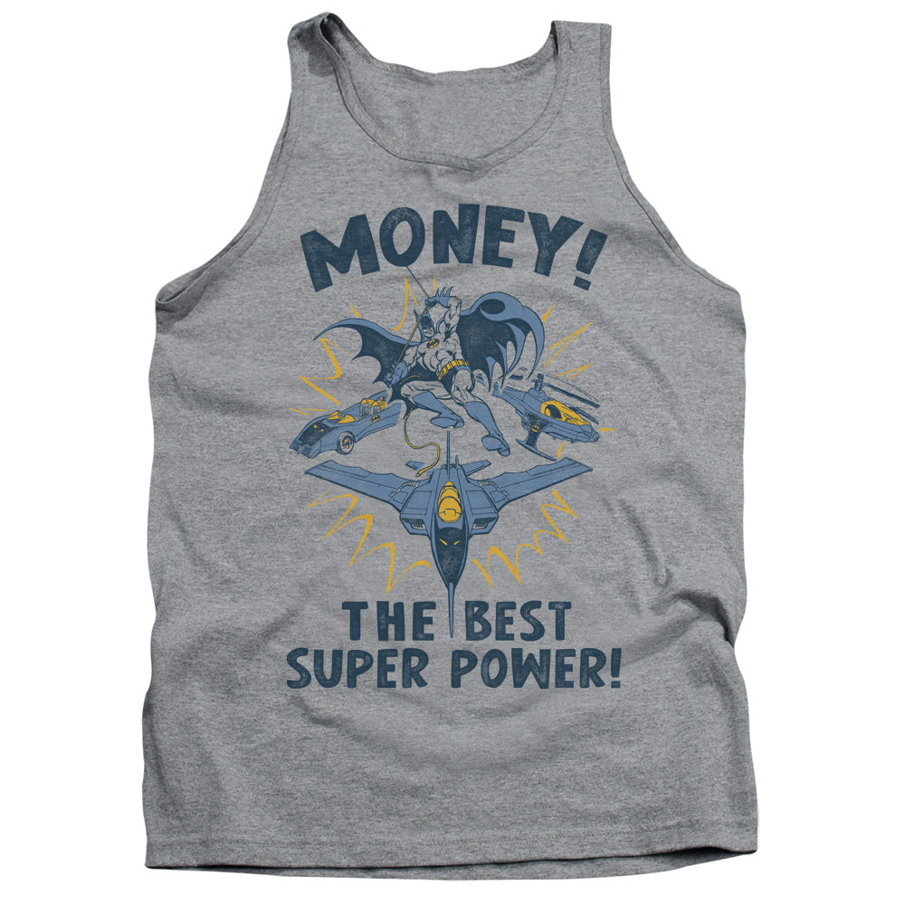 DC Comics Money Mens Tank Top Shirt Athletic Heather Officially Licensed