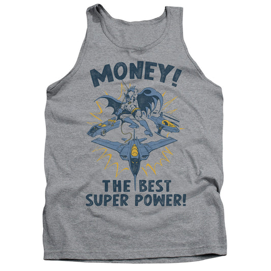 DC Comics Money Mens Tank Top Shirt Athletic Heather Officially Licensed