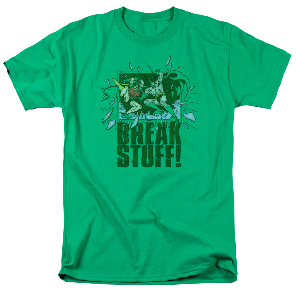 Dc Break Stuff Mens T Shirt Kelly Green Officially Licensed