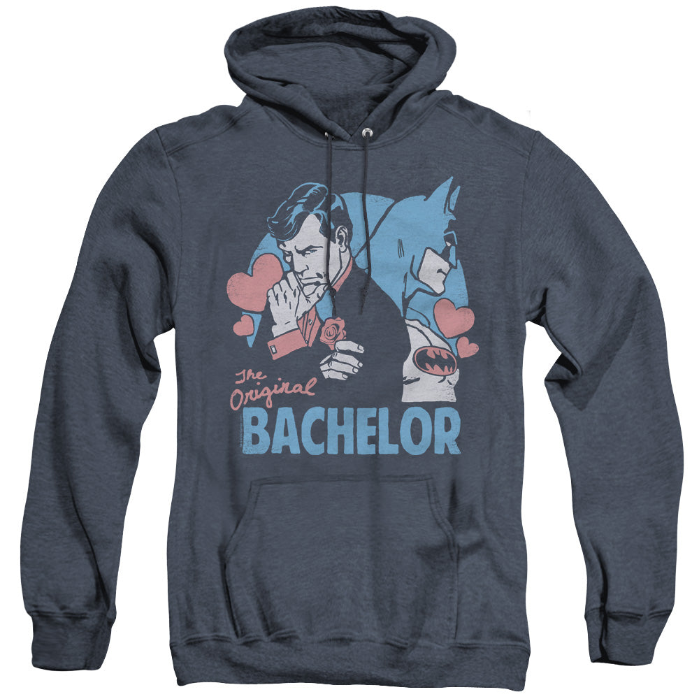 Dc Bachelor Heather Mens Hoodie Navy Officially Licensed
