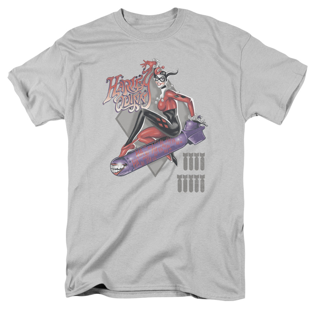 Dc Harleys The Bomb Mens T Shirt Silver Officially Licensed