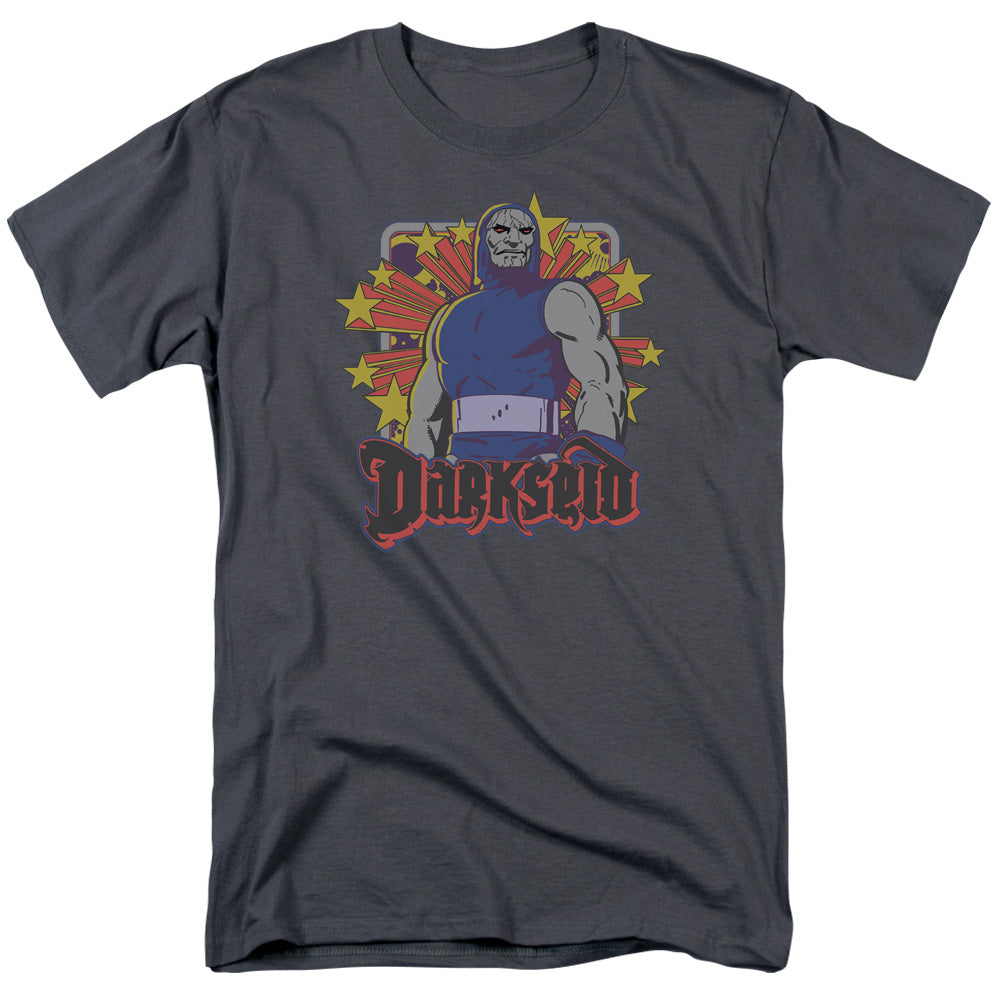 DC Comics Darkseid Stars Mens T Shirt Charcoal Officially Licensed