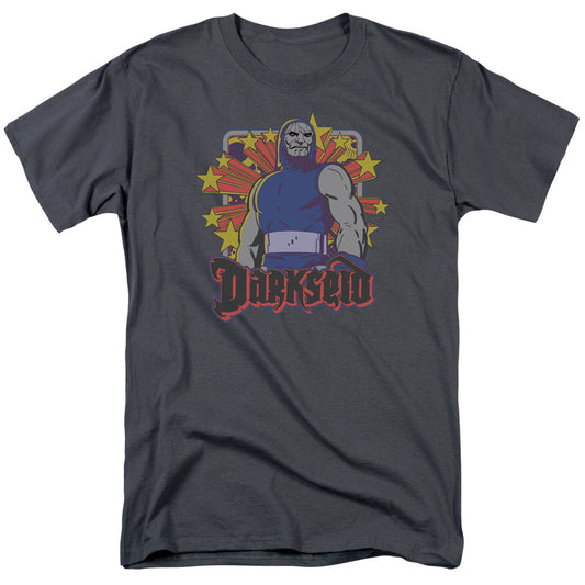 DC Comics Darkseid Stars Mens T Shirt Charcoal Officially Licensed