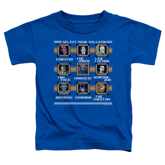 DC Comics Stage Select Toddler Kids Youth T Shirt Royal Blue Officially Licensed