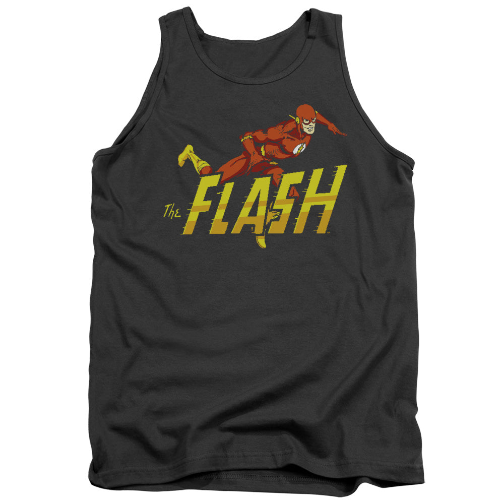 Dc Flash 8 Bit Flash Mens Tank Top Shirt Black Officially Licensed