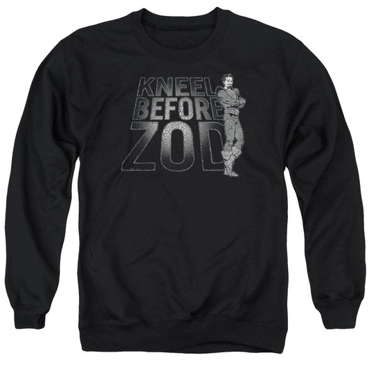 Dc Kneel Zod Mens Crewneck Sweatshirt Black