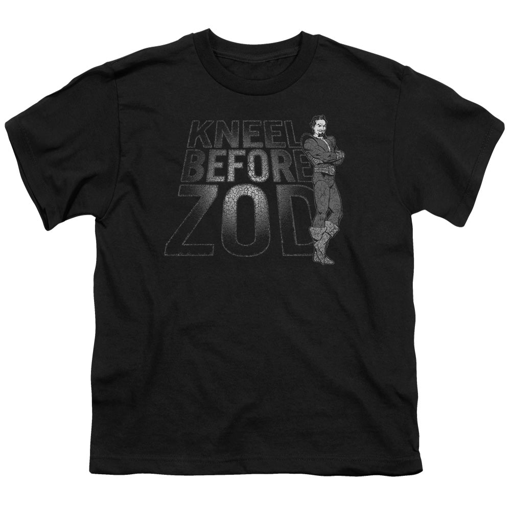 DC Comics Kneel Zod Kids Youth T Shirt Black Officially Licensed