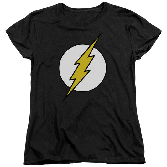 DC Comics Flash Fl Classic Womens T Shirt Black Officially Licensed