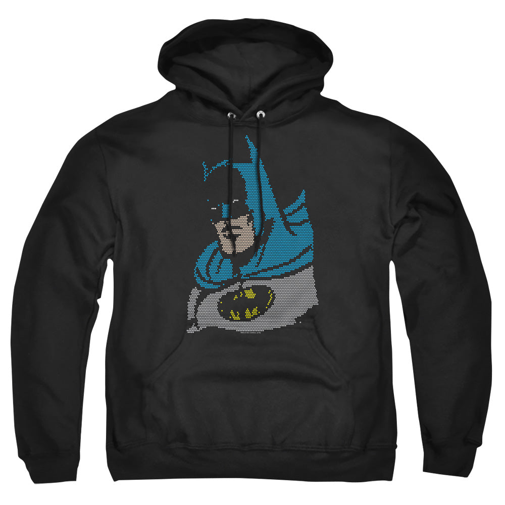 Dc Lite Brite Batman Mens Hoodie Black Officially Licensed
