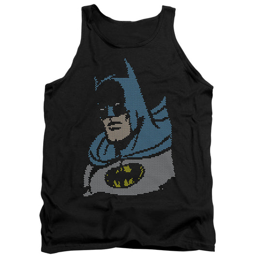 DC Comics Lite Brite Batman Mens Tank Top Shirt Black Officially Licensed
