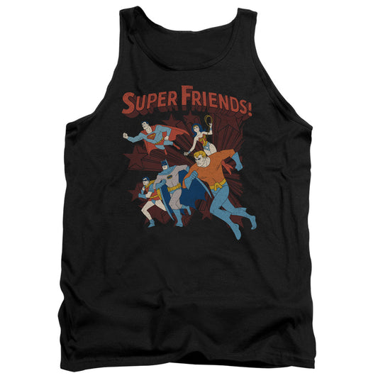 DC Comics Super Running Mens Tank Top Shirt Black Officially Licensed