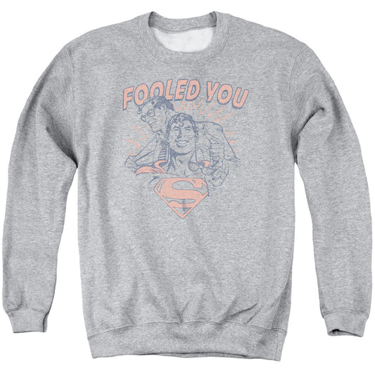 Dc Fooled You Mens Crewneck Sweatshirt Athletic Heather