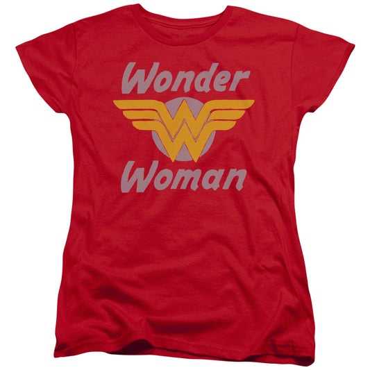 DC Comics Wonder Wings Womens T Shirt Red Officially Licensed