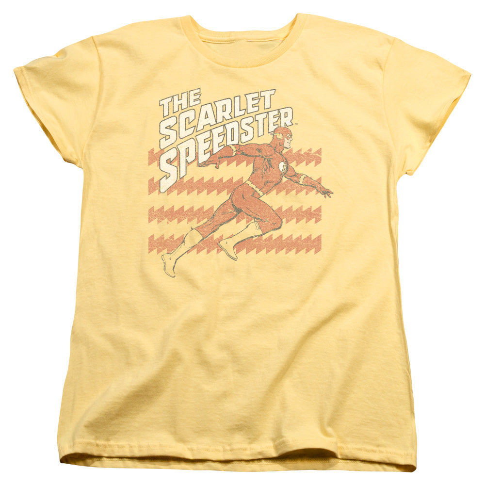 DC Comics Flash Scarlet Speedster Womens T Shirt Banana Officially Licensed