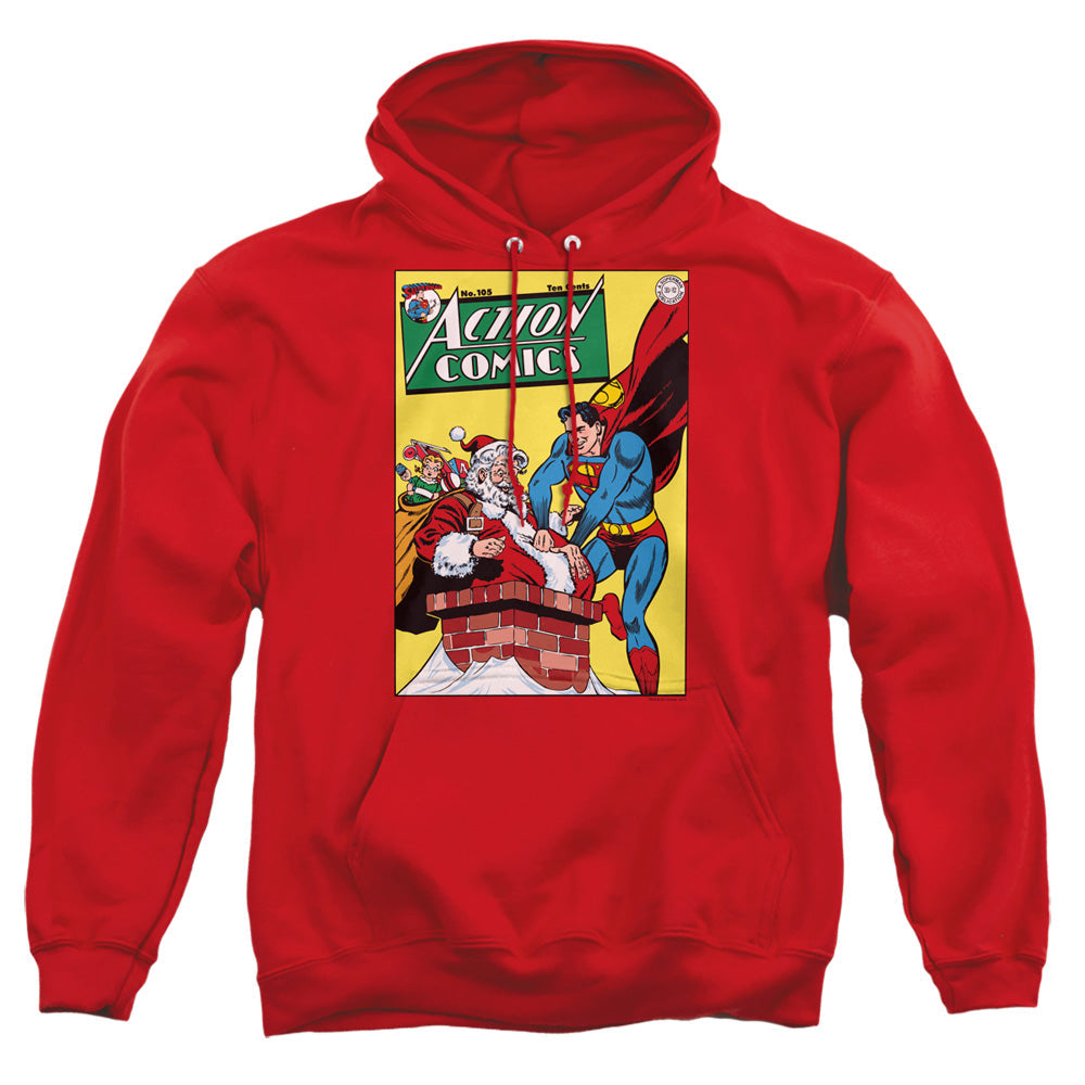 Dc Cover No. 105 Mens Hoodie Red Officially Licensed