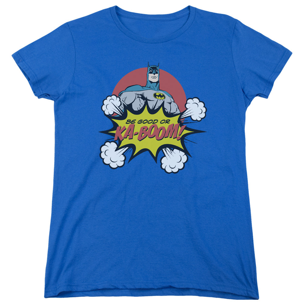 DC Comics Kaboom Womens T Shirt Royal Blue Officially Licensed