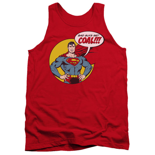 DC Comics Coal Mens Tank Top Shirt Red Officially Licensed