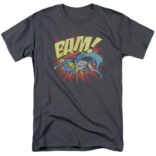 DC Comics Bam Mens T Shirt Charcoal Officially Licensed