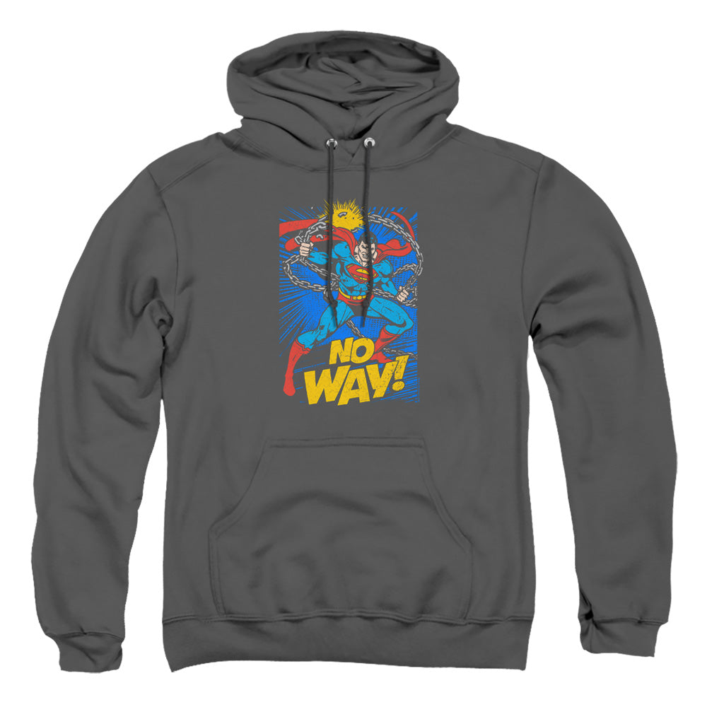 Dc No Way Mens Hoodie Charcoal Officially Licensed