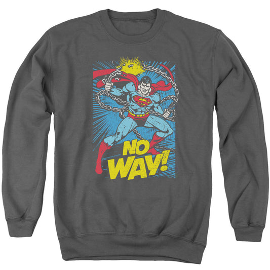 Dc No Way Mens Crewneck Sweatshirt Charcoal