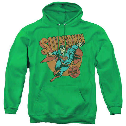 DC Comics Job for Me Mens Hoodie Kelly Green Officially Licensed