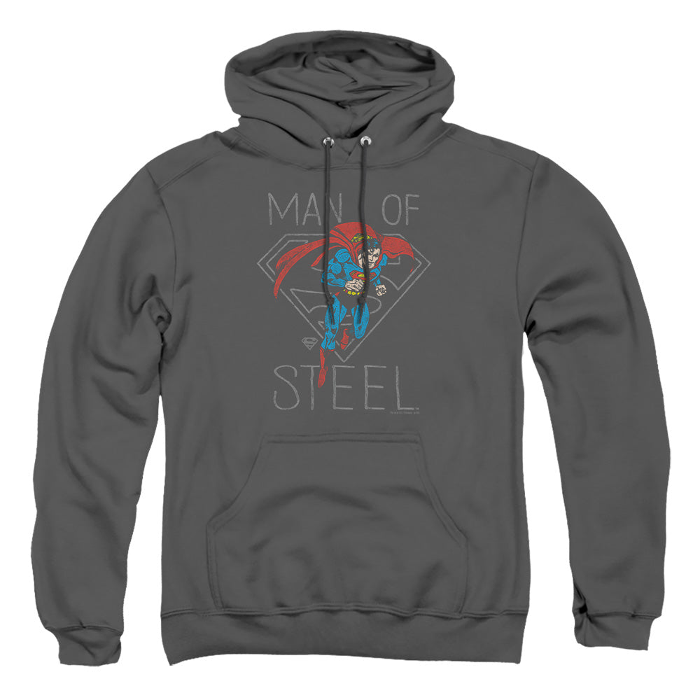 Dc Hardened Heart Mens Hoodie Charcoal Officially Licensed