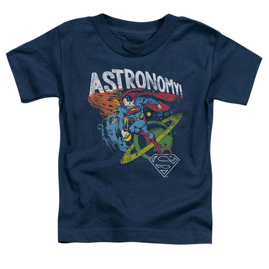 DC Comics Astronomy Toddler Kids Youth T Shirt Navy Blue Officially Licensed