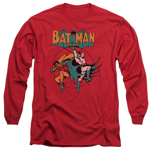 DC Comics Starling Shock Mens Long Sleeve Shirt Red Officially Licensed