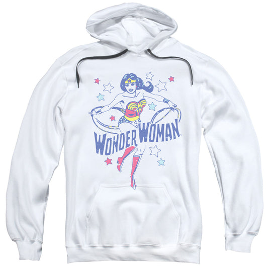 DC Comics Wonder Stars Mens Hoodie White Officially Licensed