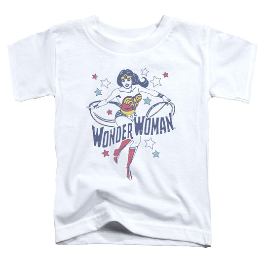 DC Comics Wonder Stars Toddler Kids Youth T Shirt White Officially Licensed