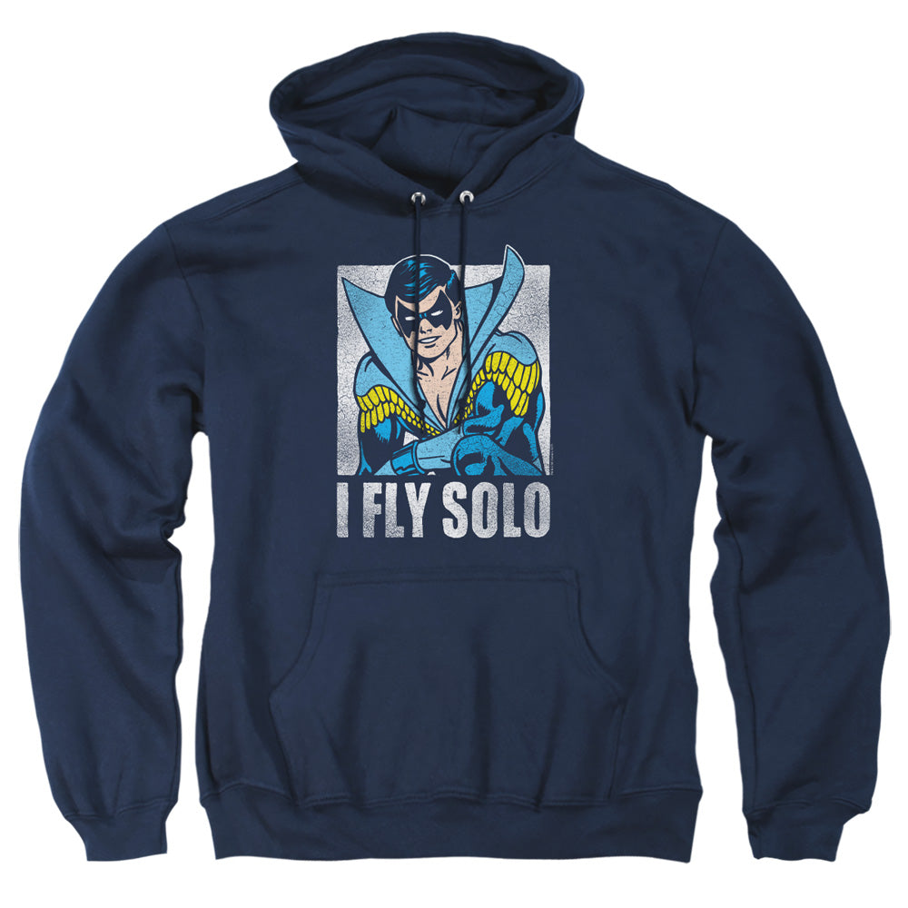 Dc Fly Solo Mens Hoodie Navy Officially Licensed