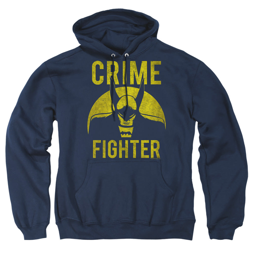 Dc Fight Crime Mens Hoodie Navy Officially Licensed