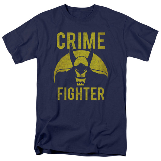 DC Comics Fight Crime Mens T Shirt Navy Blue Officially Licensed