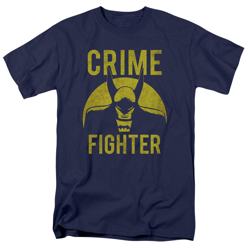 Dc Fight Crime Mens T Shirt Navy Officially Licensed