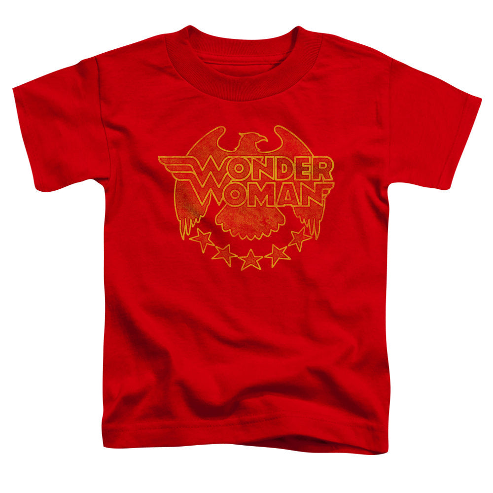 DC Comics Wonder Eagle Toddler Kids Youth T Shirt Red Officially Licensed