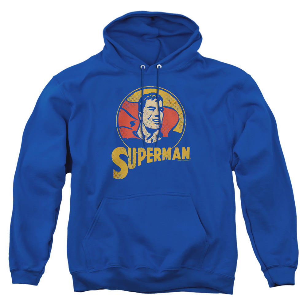 Dc Super Circle Mens Hoodie Royal Officially Licensed