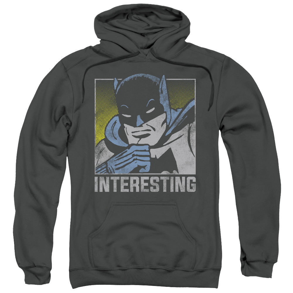 DC Comics Interesting Mens Hoodie Charcoal Officially Licensed