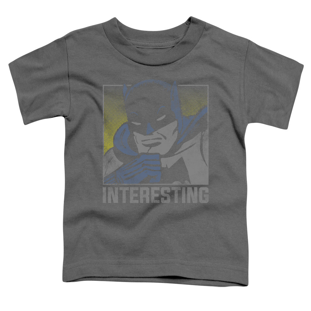 DC Comics Interesting Toddler Kids Youth T Shirt Charcoal Officially Licensed