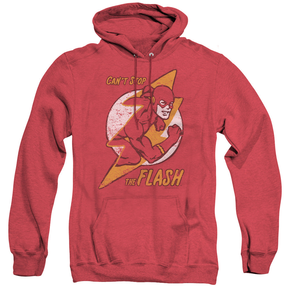 Dc Flash Flash Bolt Mens Heather Hoodie Red Officially Licensed