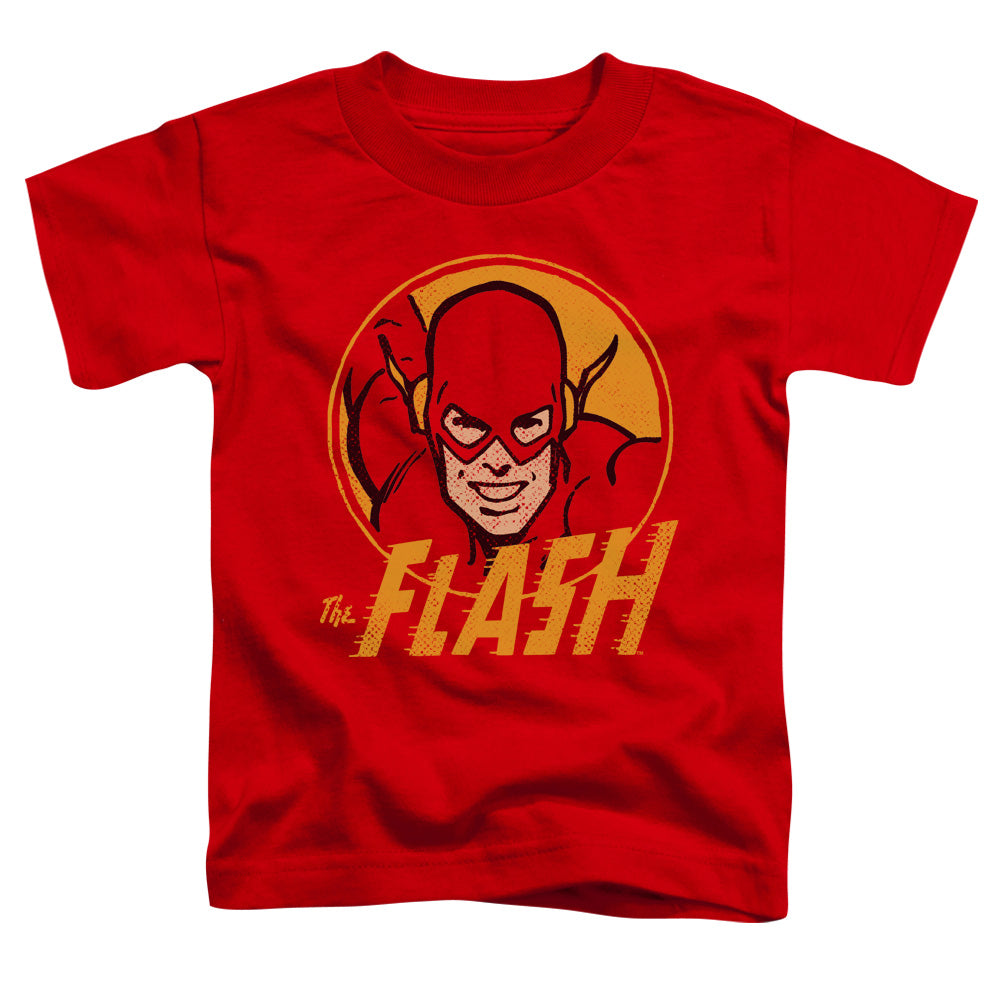 DC Comics Flash Flash Circle Toddler Kids Youth T Shirt Red Officially Licensed