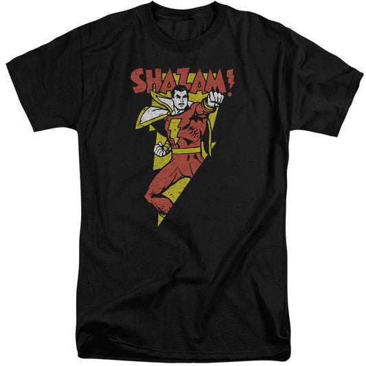 DC Comics in Bolt Mens Tall T Shirt Adult Tall Black Officially Licensed