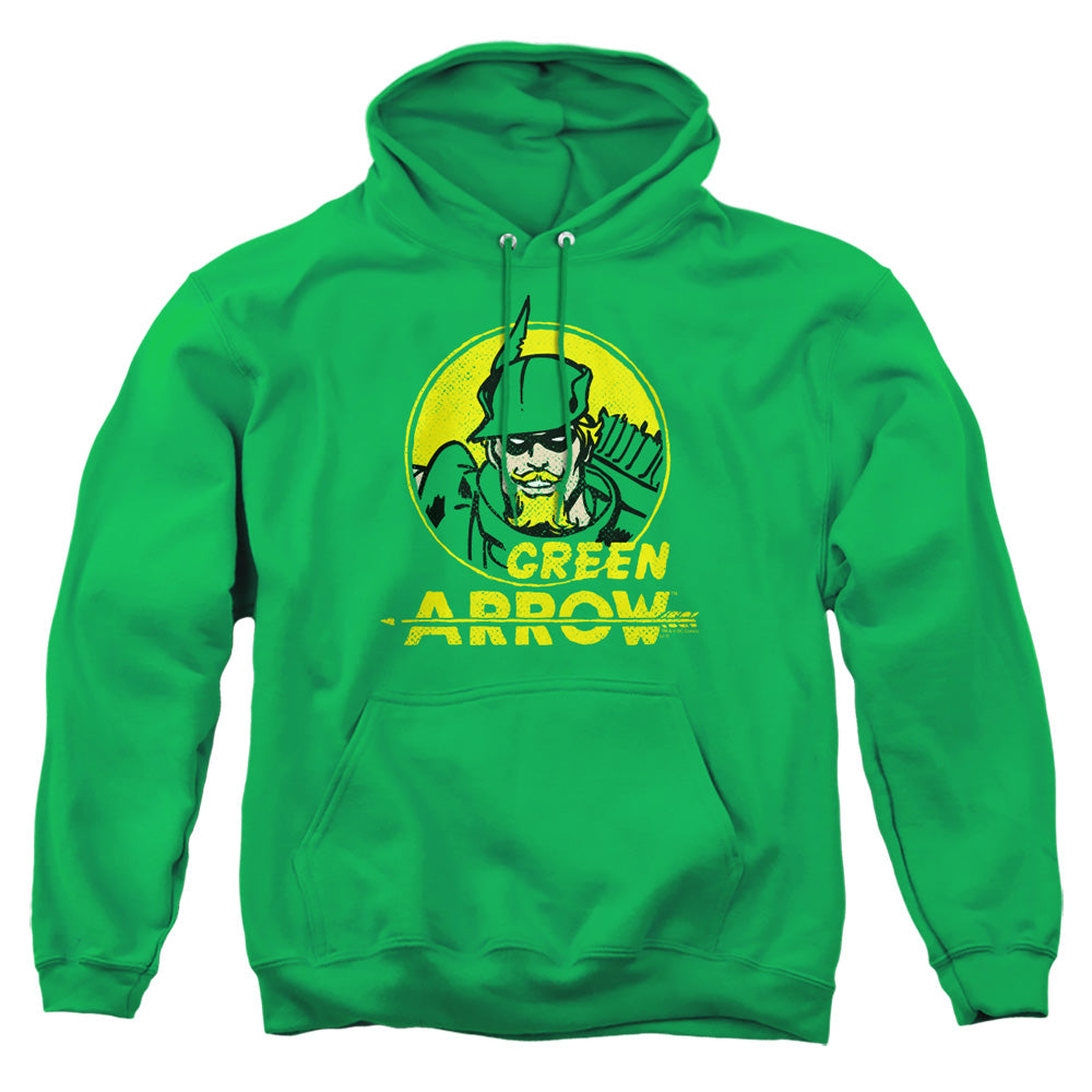 Dc Archer Circle Mens Hoodie Kelly Green Officially Licensed