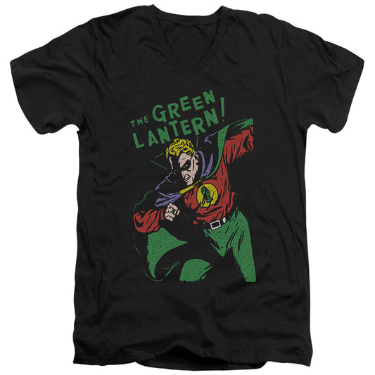 DC Comics First Mens Slim Fit V Neck T Shirt Black Officially Licensed